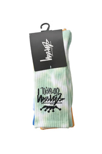 Mens Old School TieDye Sock 3PK - Multi