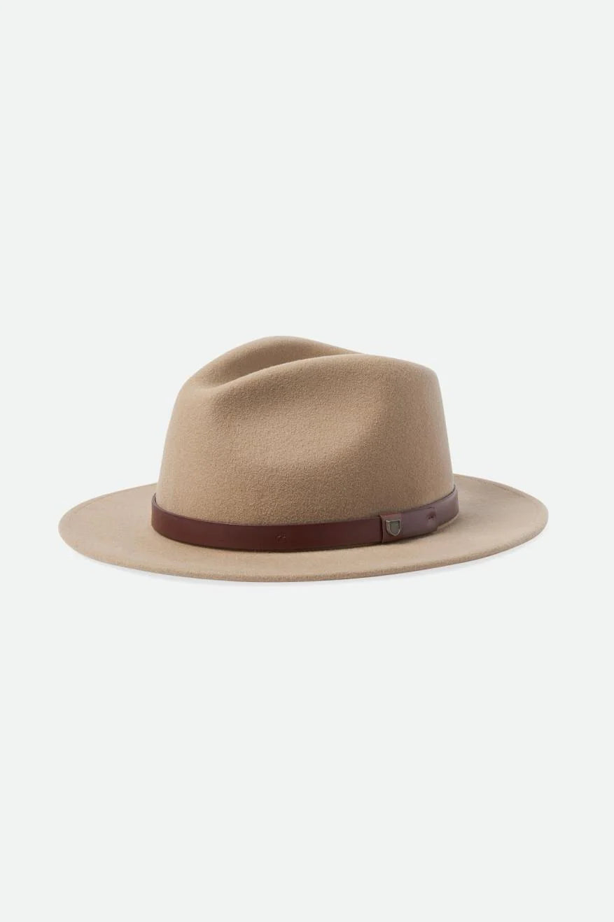 Messer Fedora Wool Felt Hat - Sand