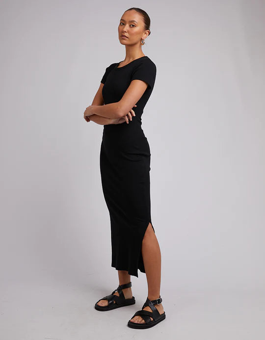 Mika Midi Dress - Black