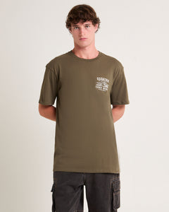 Motor Service Short Sleeve Tee - Rinsed Moss