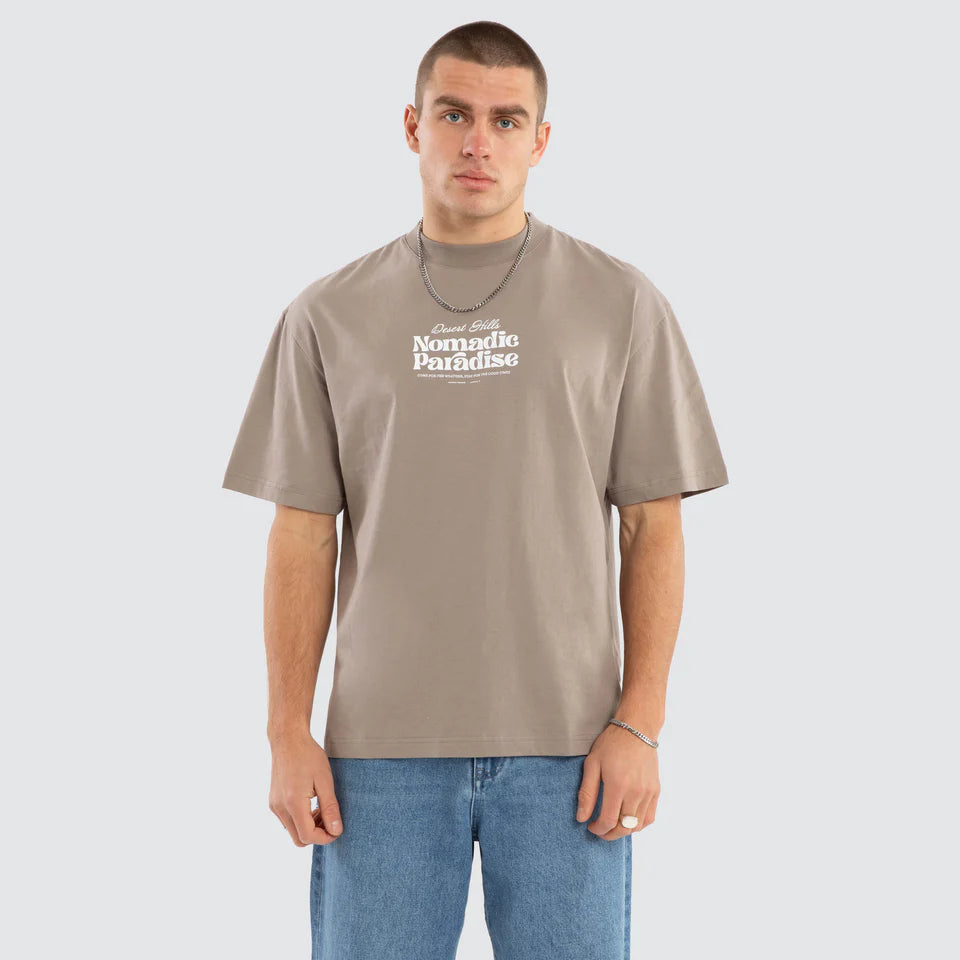 Hills Street Tee - Drift Wood