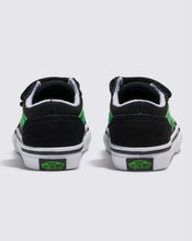 Load image into Gallery viewer, Old Skool V Glow Slime Black-Green
