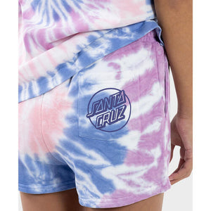 Opus Dot Track Short - Purple Tie Dye