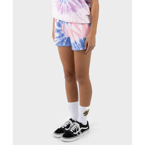 Opus Dot Track Short - Purple Tie Dye