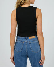 Load image into Gallery viewer, Pia Crop Tank - Black
