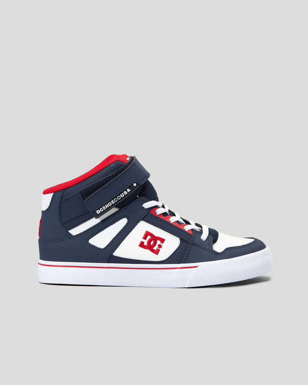 Pure High Top Ev - Dc Navy Ath Red