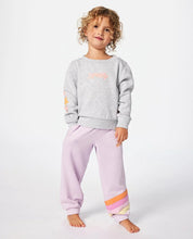 Load image into Gallery viewer, Rainbow Tide Print Crew - Grey Marle

