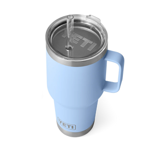 Rambler 35oz Straw Mug - Big Sky Blue