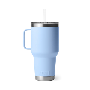 Rambler 35oz Straw Mug - Big Sky Blue