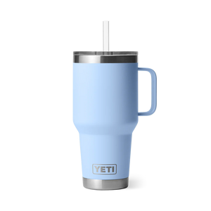 Rambler 35oz Straw Mug - Big Sky Blue