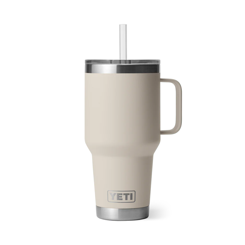 Rambler 35oz Straw Mug -Cape Taupe