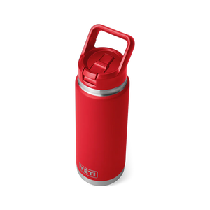 Rambler 26 oz C Straw Bottle - Rescue Red