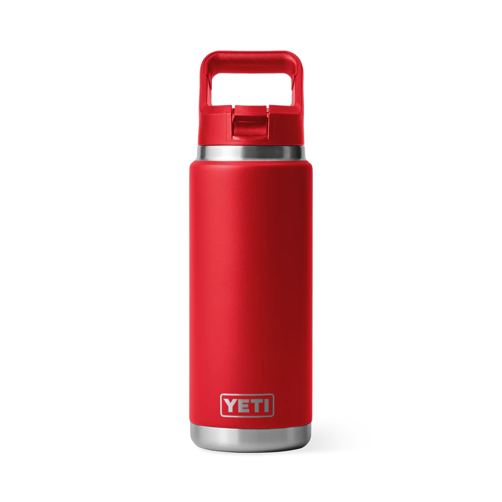 Rambler 26 oz C Straw Bottle - Rescue Red