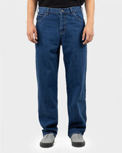 Load image into Gallery viewer, Relaxed Straight Fit Denim Jean - Stone Washed Indigo
