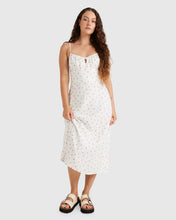 Load image into Gallery viewer, Rose Bud Cafe Dress - Cloud
