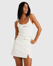 Load image into Gallery viewer, Rose Bud Mini Skirt - Cloud
