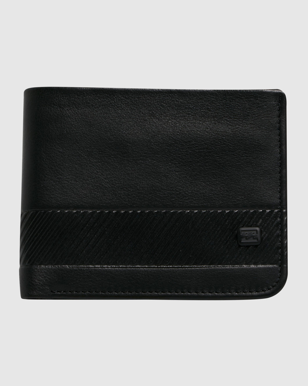 Secret Pocket Leather Wallet - Black