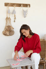 Load image into Gallery viewer, Estelle Fluffy Cardigan - Chilli
