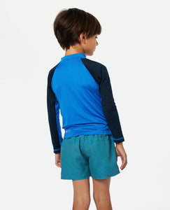 Shock Upf L/S Toddler - Blue Gum