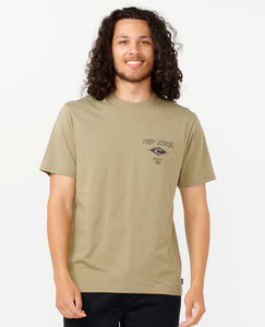 Fade Out Icon Tee - Washed Moss