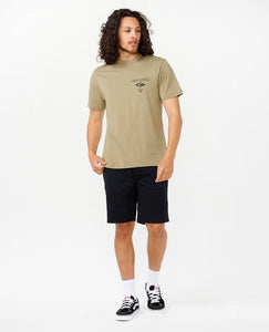 Fade Out Icon Tee - Washed Moss