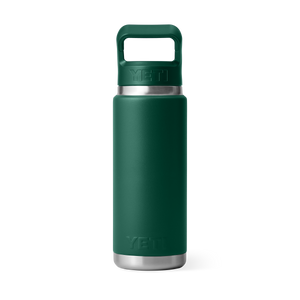 Rambler 26oz C Straw Bottle -  Black Forest Green