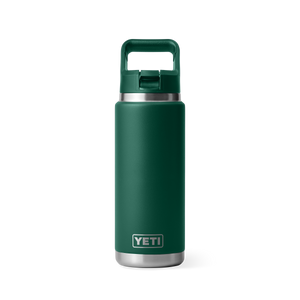 Rambler 26oz C Straw Bottle -  Black Forest Green
