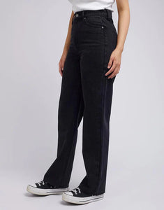 Skye High Rise Straight Leg - Washed Black