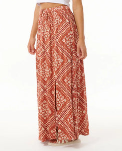 Soleil Maxi Skirt - Rust