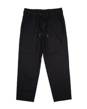 Load image into Gallery viewer, Solid Stripe Elastic Waist Pant - Black
