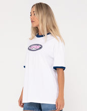 Load image into Gallery viewer, Stargirl Oversized Short Sleeve Tee - White
