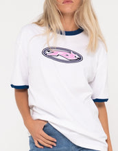 Load image into Gallery viewer, Stargirl Oversized Short Sleeve Tee - White
