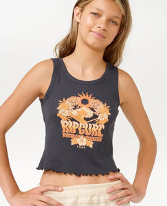 Sun Sol Art Tank Girl - Washed Black