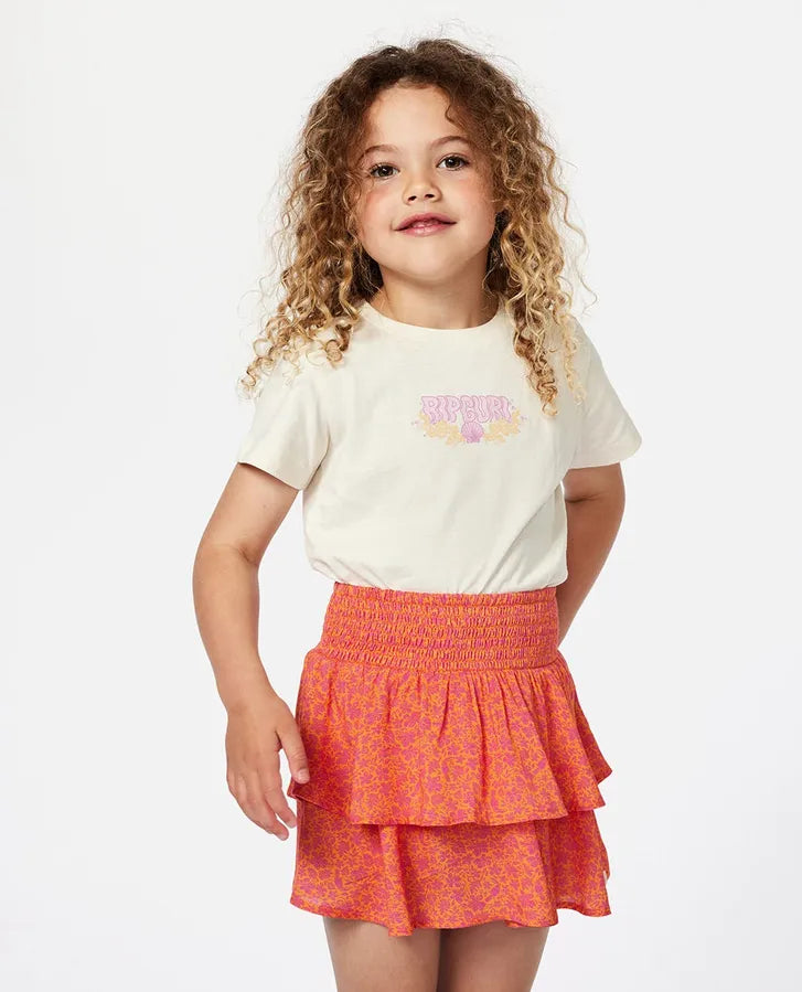 Sunkissed Floral Skirt Toddler - Bright Pink