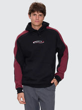 Load image into Gallery viewer, Spectral Raglan Panel Cropped Hood - Black
