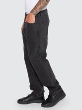 Load image into Gallery viewer, Slacker Relaxed Denim Jean - Aged Black
