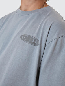 Shadowless Oversize Fit Tee - Smog