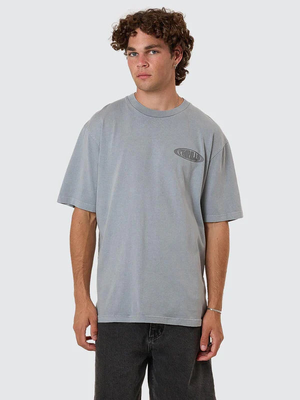 Shadowless Oversize Fit Tee - Smog
