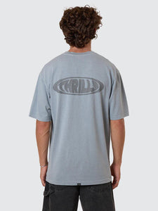 Shadowless Oversize Fit Tee - Smog