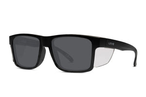 Tradie X Safety Polar - Matt Black Clear Blinker