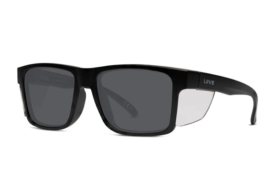 Tradie X Safety Polar - Matt Black Clear Blinker