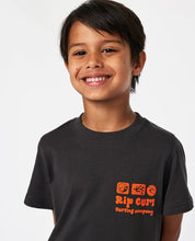 Load image into Gallery viewer, Tube Icon Boys Tee - Washed Black
