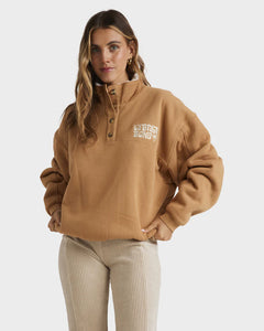 Twistie Button Down - Biscuit