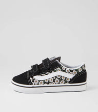 Load image into Gallery viewer, Old Skool V Daises - Black / White
