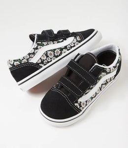 Old Skool V Daises - Black / White