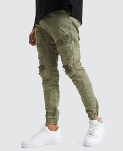 Viper Denim Jogger - Khaki