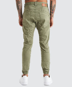 Viper Denim Jogger - Khaki