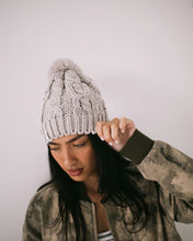 Load image into Gallery viewer, Mermaid Beanie - Ecru Marle
