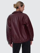 Load image into Gallery viewer, Elka Leather Jacket - New Maroon
