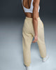 Womens Nike Phoenix Fleece HR OS Pant 2 - Tan